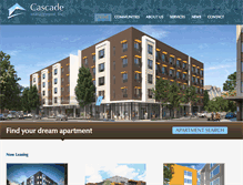 Tablet Screenshot of cascade-management.com